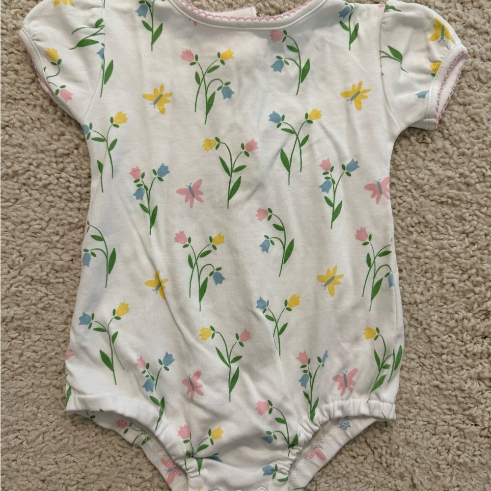 Little English butterfly garden printed bubble